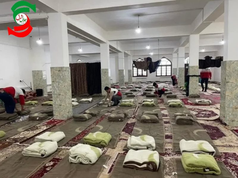 برای ۱۰۰ خانوار حادثه دیده امام‌زاده ابراهیم گیلان اقلام زیستی توزیع شد