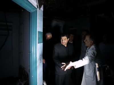 پیگیری علل وقوع حادثه و جزئیات امدادرسانی به مصدومان و بیماران/ عیادت از تعدادی از بیماران منتقل شده از بیمارستان قائم به مراکز درمانی دیگر