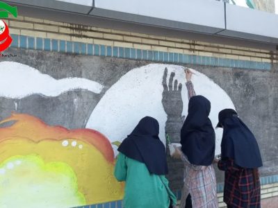 جهاد تبیین با طراحی موضوعی روی دیوارهای گلزار شهدای شهرنقاشی می شود