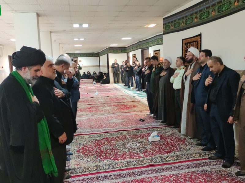 برگزاری مراسم عزاداری اباعبدالله الحسین(ع)در دادگستری آستانه اشرفیه + عکس و فیلم