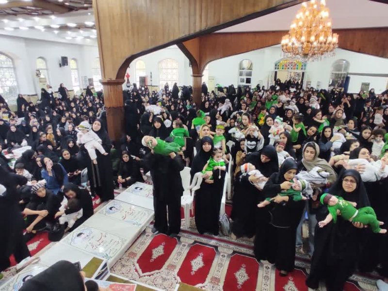 همایش شیرخوارگان حسینی در آستانه اشرفیه برگزارشد+ عکس و فیلم