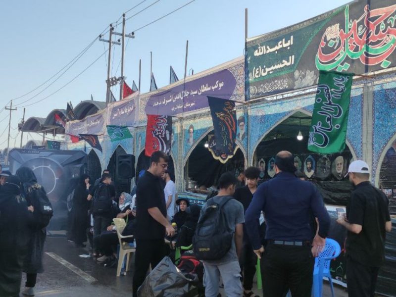 گزارش تصویری از فعالیت موکب حضرت سلطان سید جلاالدین اشرف در نجف اشرف (۴)