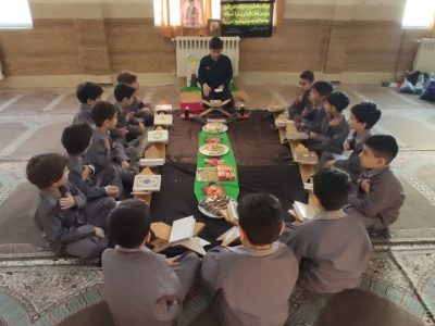 برگزاری مراسم محفل انس با قرآن در یک مدرسه پیش دبستانی آستانه اشرفیه