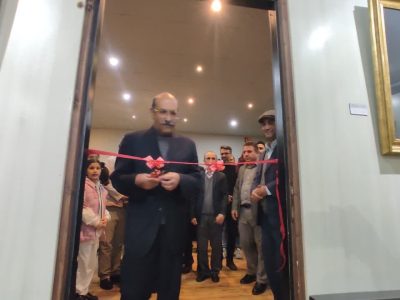 بزرگترین نمایشگاه خط شکسته نستعلیق استادان برتر کشوردر استانه  اشرفیه افتتاح شد+ تصاویر نمایشگاه