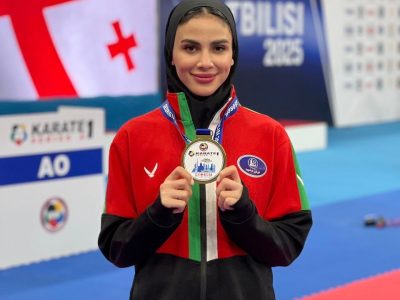 بانوی کاراته کای آستانه ای طلایی شد