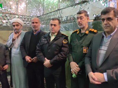 آیین غبارروبی و باز گشایی ضریح مطهر و عطرافشانی حرم مطهر سید جلال‌ الدین اشرف(ع) برگزارشد