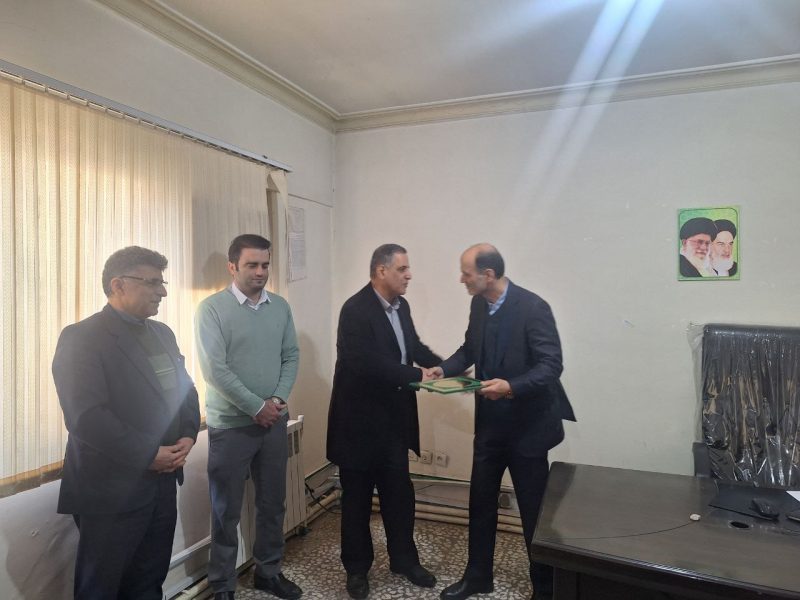 مراسم تودیع و معارفه رئیس اداره ثبت اسناد و املاک آستانه اشرفیه