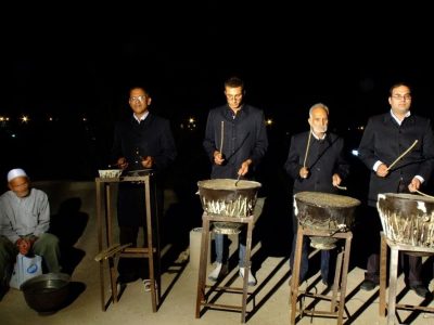 طبّالی؛ آیینی برای سحرخیزی و روزه‌داری در طبس