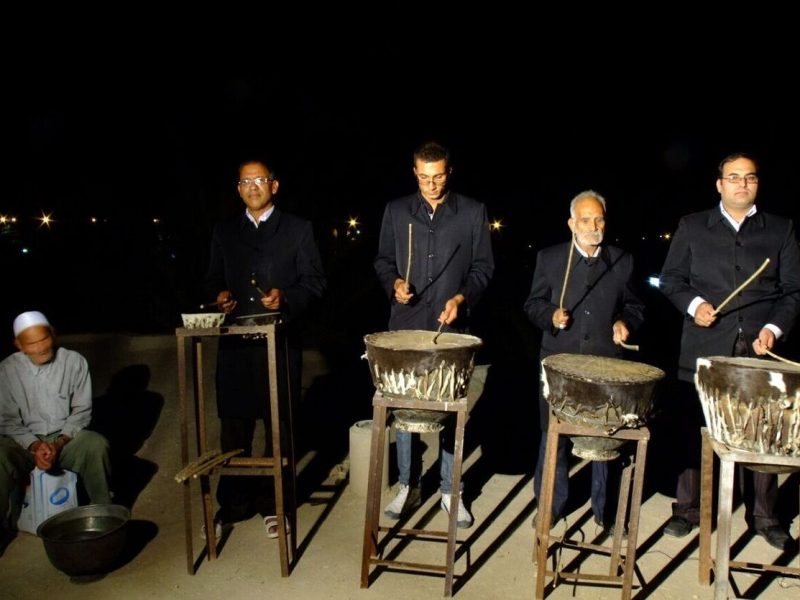 طبّالی؛ آیینی برای سحرخیزی و روزه‌داری در طبس