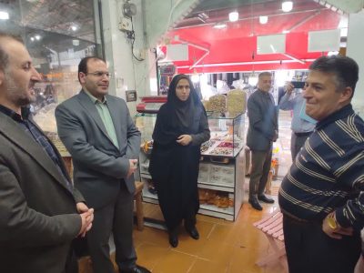گشت مشترک ستاد تنظیم بازار در آستانه اشرفیه برگزار شد