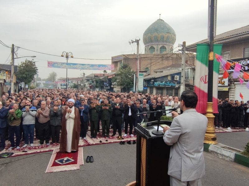 گزارش تصویری از برگزاری نماز سعید عید فطر در آستانه اشرفیه