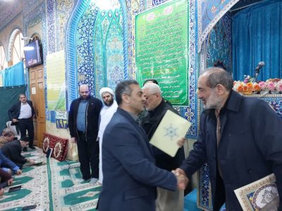 مراسم تکریم و معارفه رئیس ستاد بازسازی عتبات عالیات بندرکیاشهر برگزار شد