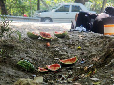 زباله‌ها را در طبیعت جا نگذاریم/ خودداری از غذا دادن به حیوانات