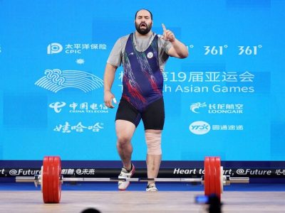 وزنه‌بردار ایران قوی‌ترین مرد آسیا شد
