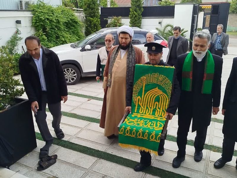 سایه گسترانی کاروانِ رضوی درآستانه اشرفیه و بندرکیاشهر