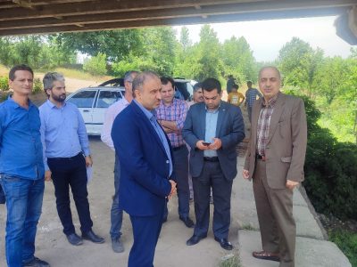 بازدید میدانی رئیس دستگاه قضایی و دادستان آستانه اشرفیه از دو پروژه عمرانی شهرستان + عکس و فیلم