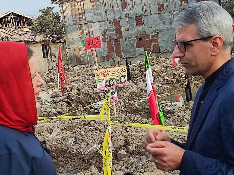 بازدید سخنگوی وزارت امور خارجه و جمعی از خبرنگاران خارجی و داخلی  ازمعراج شهدای آستانه اشرفیه