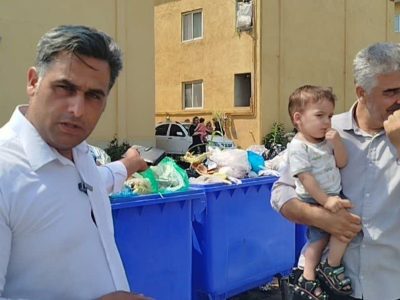 وضعیت نابسامان مدیریت پسماند در مجتمع ۲۵۲ واحدی مسکن مهر آستانه اشرفیه+ عکس و فیلم