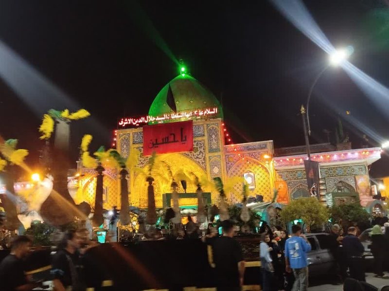 گزارش تصویری از کاروان «علمبران» در آستانه اشرفیه