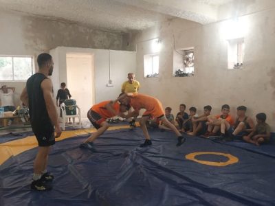 خانه  کشتی روستایی نقره ده آستانه اشرفیه  افتتاح و به بهره برداری رسید