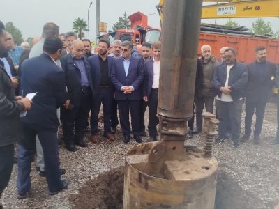 احداث تقاطع غیرهمسطح میدان کیسم در کمربندی آستانه اشرفیه آغاز شد