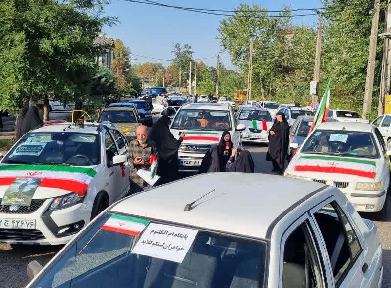 اعزام ۲۵۰  دستگاه کاروان خودرویی به کنگره ملی ۸۰۰۰ شهید استان گیلان+ عکس و فیلم