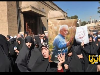 مراسم تشییع پیکر محمد کاسبی صبح امروز در حوزه هنری برگزار شد