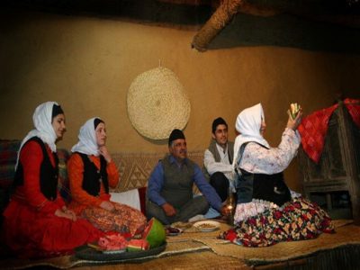 چله‌شو گیلانیان؛ فال هندوانه تا پیش‌بینی برکت جوی با رنگ گاو