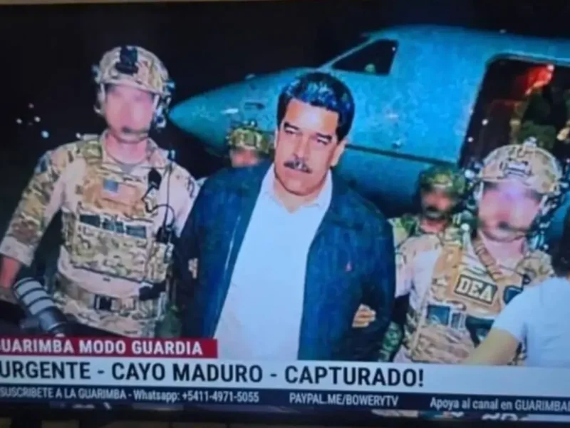 جعل روایت در تصاویر ربودن مادورو که میلیون ها بار هم دیده شدند،  (+عکس)