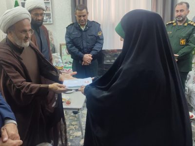 دیدار نوروزی با خانواده های دو شهید در آستانه اشرفیه