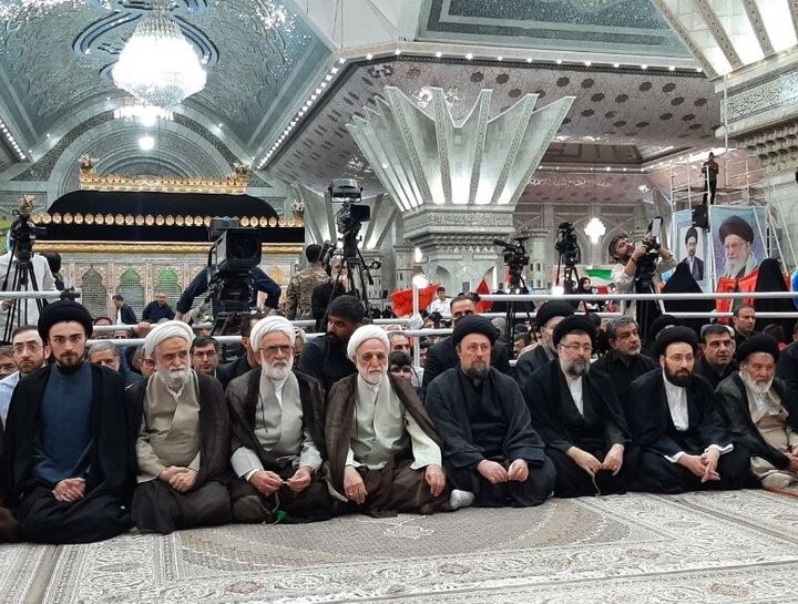 مراسم سالگرد امام خمینی (ره)باحضور آیت الله سید حسن خمینی برگزار شد
