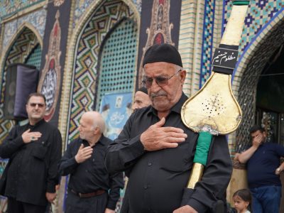آئین سنتی علم بندی آستانه اشرفیه برگزارشد+ عکس