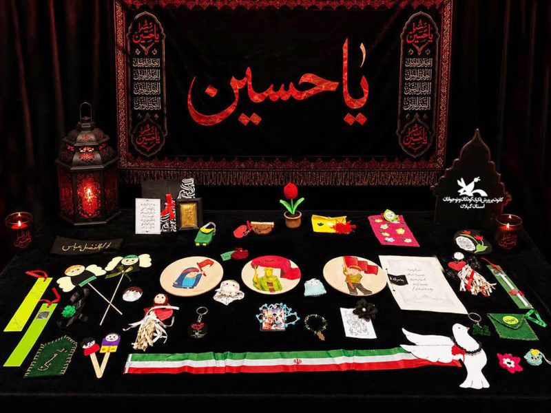 دست و دل‌سازه‌های حسینی کودکان گیلانی راهی مسیر اربعین می‌شوند