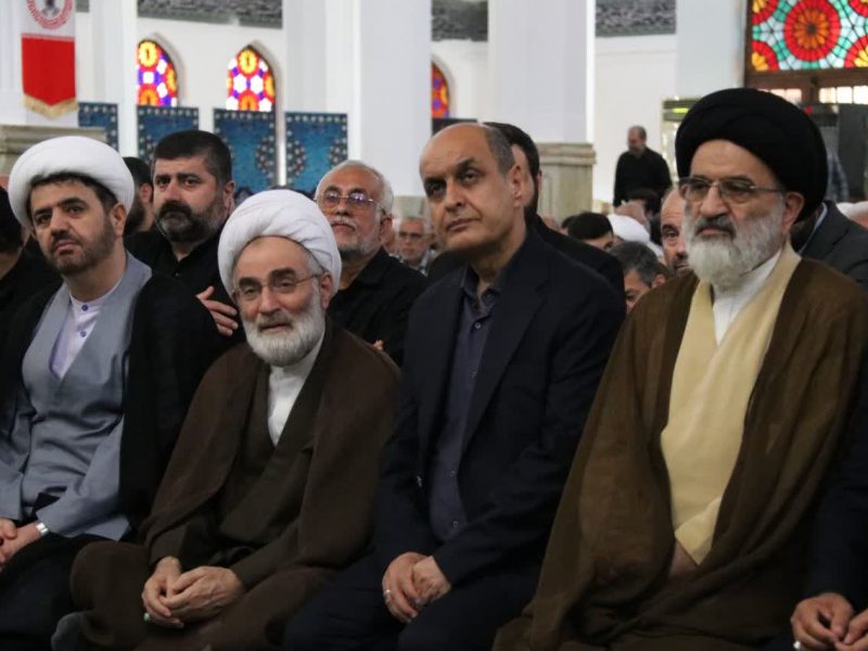 مراسم اربعین رهبر شهید انقلاب در رشت برگزار شد