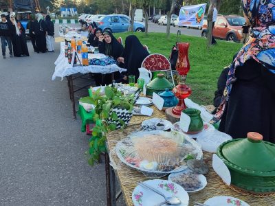 از باقلاقاتوق تا نان کشتا؛ عطر غذای گیلانی در جشنواره فرهنگی آستانه‌اشرفیه پیچید
