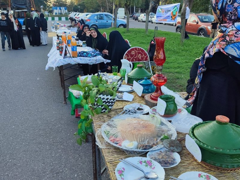 از باقلاقاتوق تا نان کشتا؛ عطر غذای گیلانی در جشنواره فرهنگی آستانه‌اشرفیه پیچید