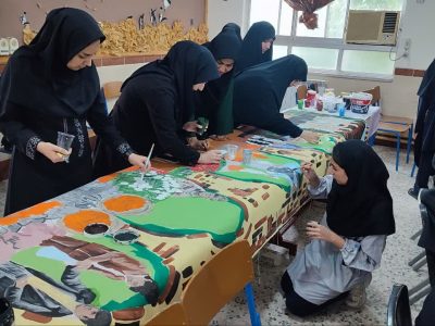 هفته فرهنگی آستانه‌اشرفیه با هنر دانش‌آموزان آغاز شد
