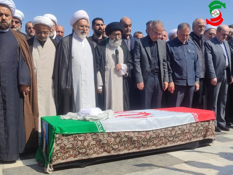 پیکر آیتالله زینالعابدین قربانی در حرم مطهر سلطان سید جلالالدین اشرف به خاک سپرده شد